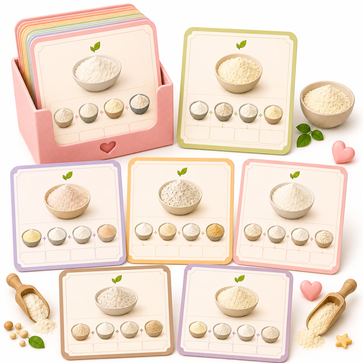 Gluten-Free Flour Blend Formula Cards