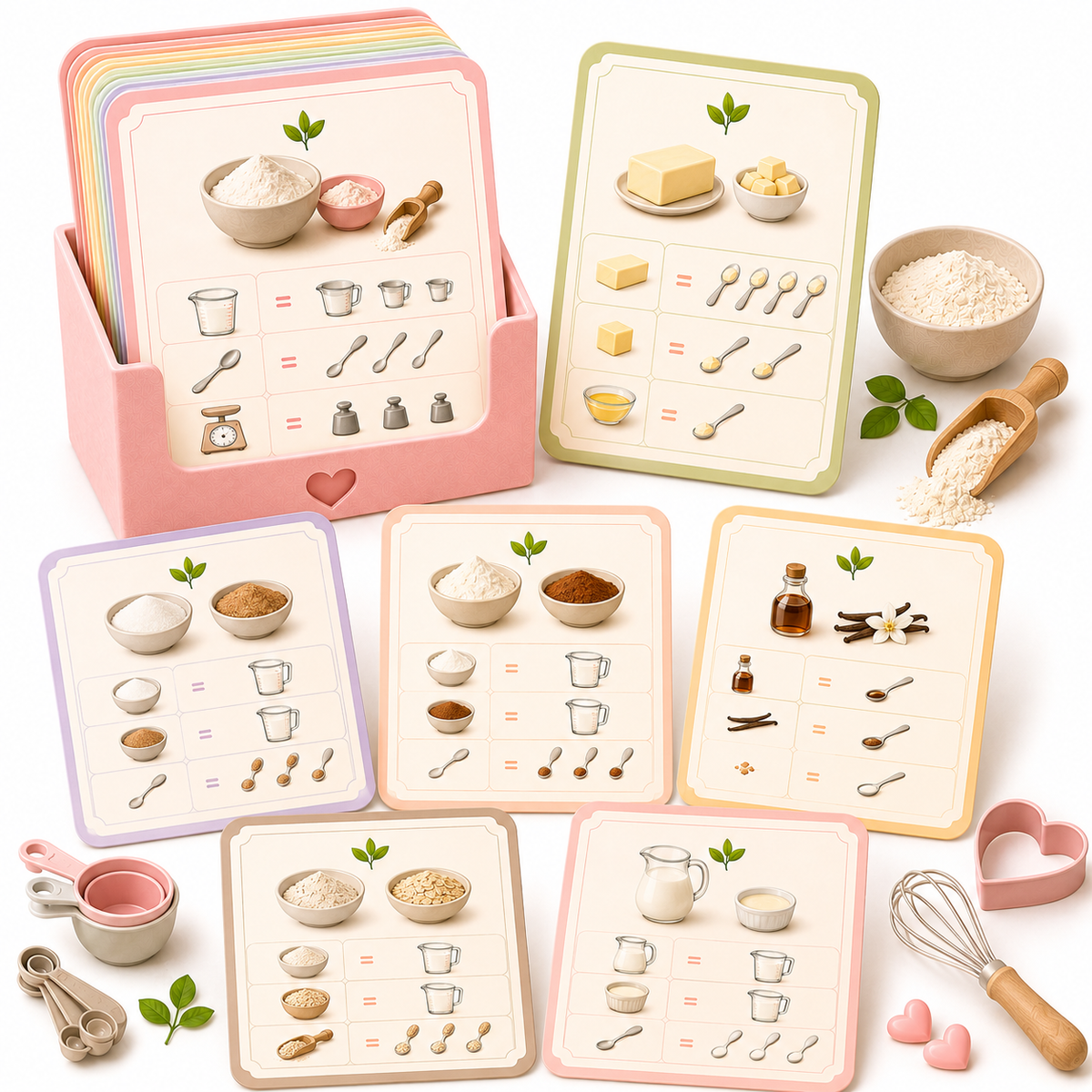Baking Conversion & Measurement Cheat Sheets